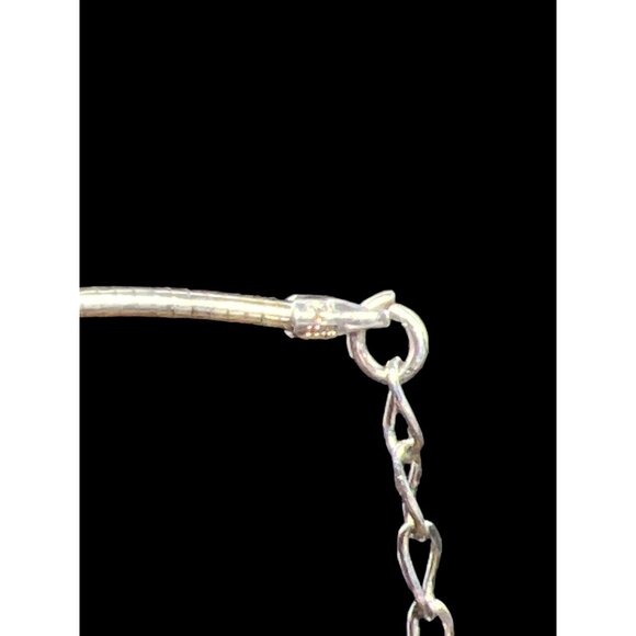 Vintage Milor Italy Sterling Silver Snake Chain Necklace Signed (4252) - Picture 5 of 5